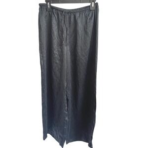 Alfani Intimates Silk Black Pajama Lounge Pants Size S